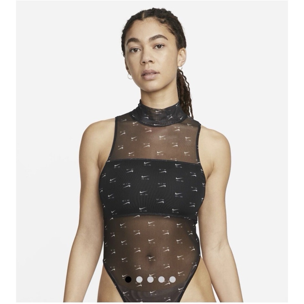 Nike Air Printed Mock Neck Women's Bodysuit‎  NWT Size XS